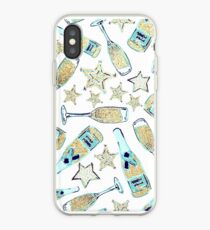 Adrettes Champagner-Glitter-Muster iPhone-Hülle & Cover