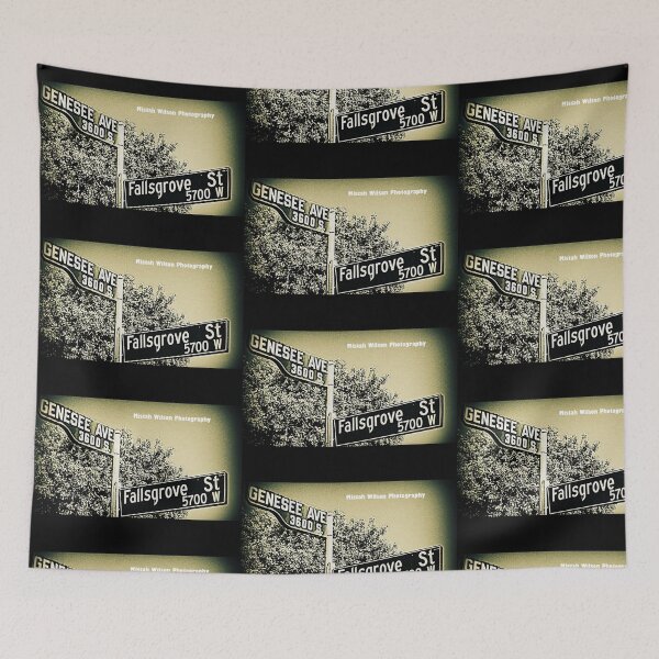 Item preview, Genesee Avenue & Fallsgrove Street, Los Angeles, California by Mistah Wilson designed and sold by The Street Sign Store.