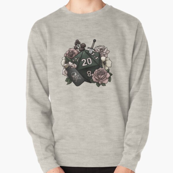 Rogue Class D20 - Tabletop Gaming Dice Pullover Sweatshirt