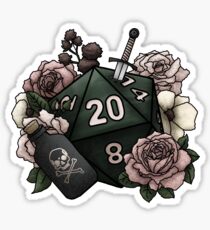 Rogue Class D20 - Tabletop Gaming Dice Sticker