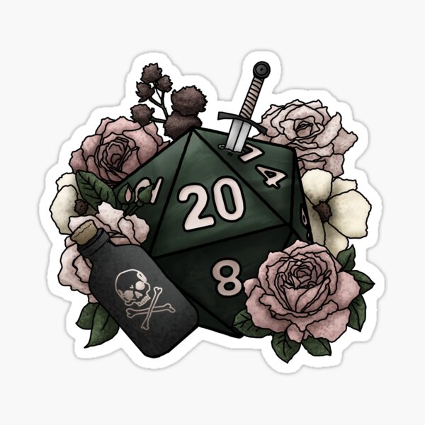 Item preview, Rogue Class D20 - Tabletop Gaming Dice designed and sold by Kiel Chenier + Cassidy June Art.