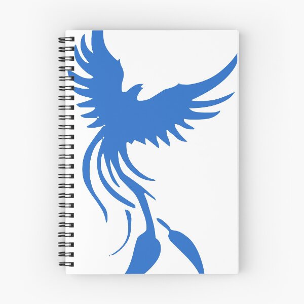 Item preview, Blue Phoenix Flying Rising Design designed and sold by RyvenTech.