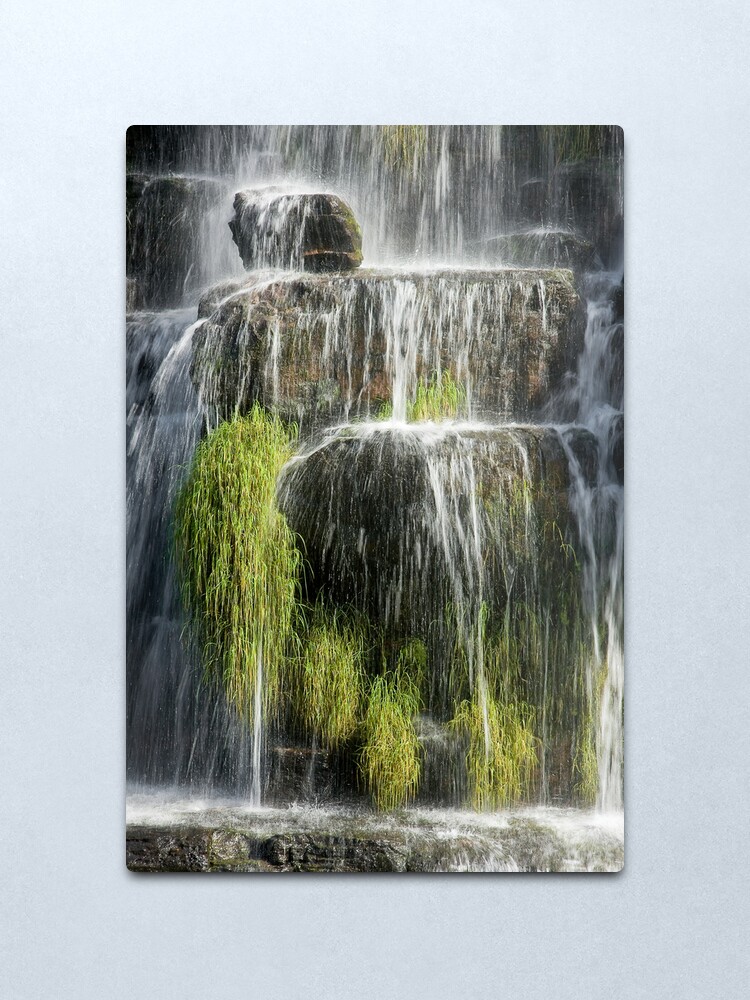Alternate view of King's Cascade. Metal Print
