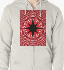 abstract star christmas pattern decoration light design blue holiday glass illustration texture shape snowflake winter red snow architecture xmas art white circle symbol wallpaper 3d Zipped Hoodie