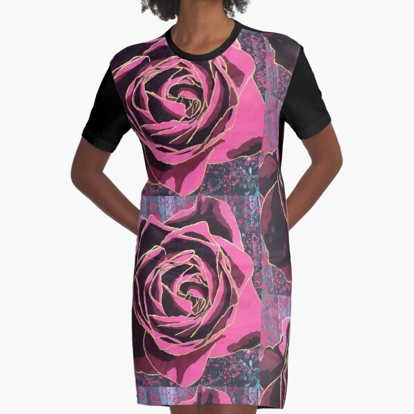 Shakti Rose Graphic T-Shirt Dress