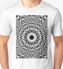 #abstract #pattern #wallpaper #design #texture #black #white #decorative #fractal #art #digital #blue #illustration #graphic #optical #geometric #seamless #star #green #color #monochrome #fabric  Unisex T-Shirt