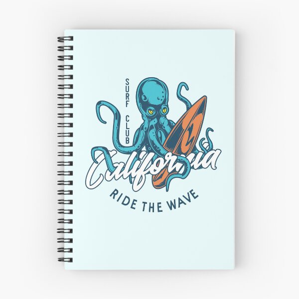 Item preview, Surfing - Ride The Wave. California Surfer Octopus designed and sold by STYLESYNDIKAT.