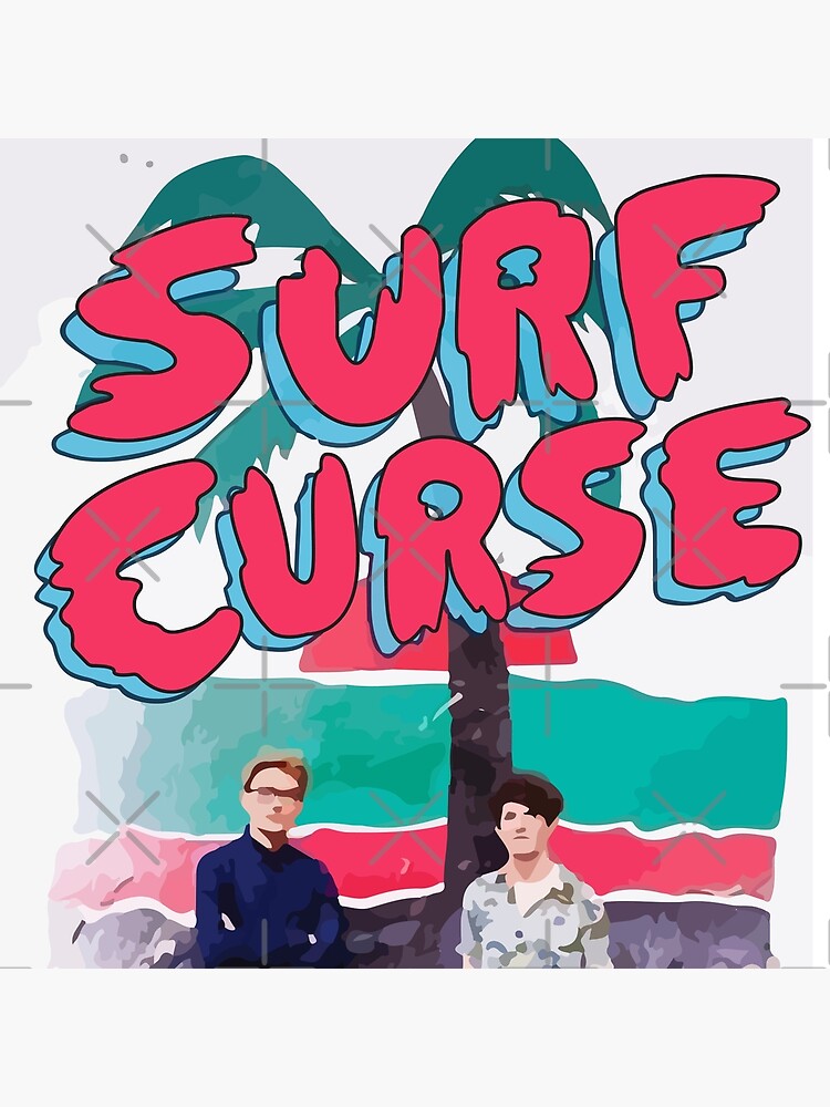 "Surf Curse" Throw Pillow for Sale by carolyncastro Redbubble