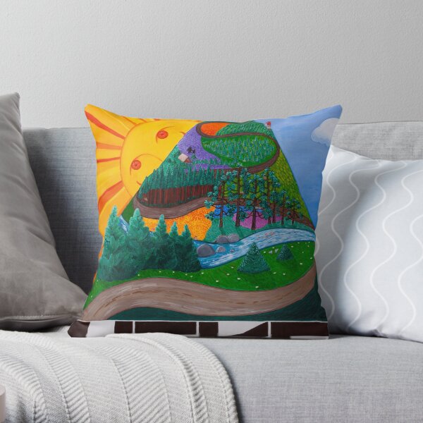 HIKE Throw Pillow