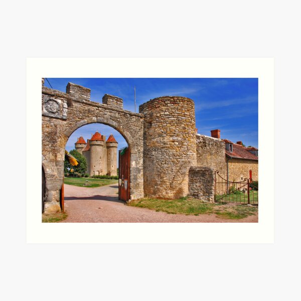Château de Sarzay Art Print