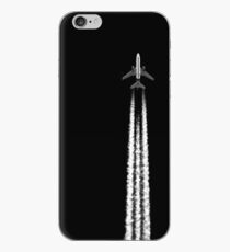 PLANE WITH CONTRAILS iPhone Case