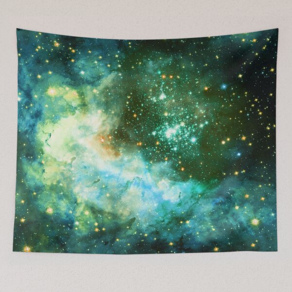 Item preview, Green Galaxy - Westerlund 2 — Hubble’s 25th Anniversary Image (Color Enhanced) designed and sold by SirDouglasFresh.