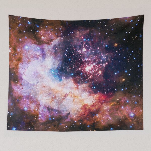 Item preview, I Love The Universe - Infinite Flower of Life Pattern - Westerlund 2 — (Color Enhanced) designed and sold by SirDouglasFresh.