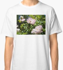 Wild Pink Roses Under the Sun Classic T-Shirt