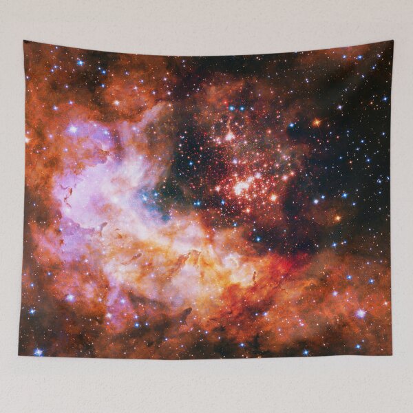Item preview, Orange Space Jam Galaxy - Infinite Flower of Life Pattern - Westerlund 2 (Color Enhanced) designed and sold by SirDouglasFresh.