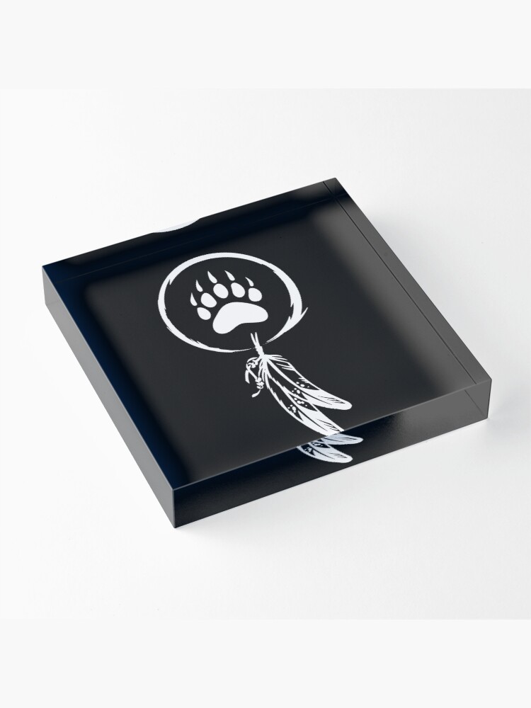 Alternate view of BEAR PAW 1 Acrylic Block
