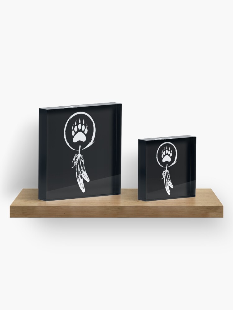 Alternate view of BEAR PAW 1 Acrylic Block