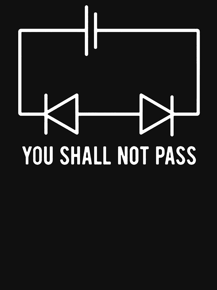 "Funny Physics T Shirt GiftYou Shall Not Pass for Women Men
