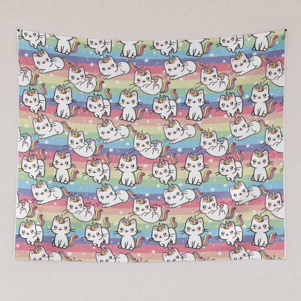 Item preview, Caticorn Rainbow Pattern Design designed and sold by gr3gg.