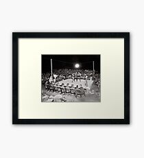 Boxkampf, 1919. Vintage Foto Gerahmtes Wandbild