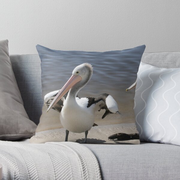 Pelican Pair Throw Pillow