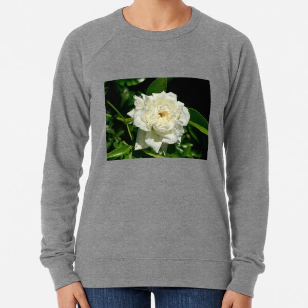 White Rose Lightweight Sweatshirt