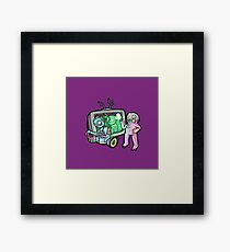 Monsters and junk Framed Print