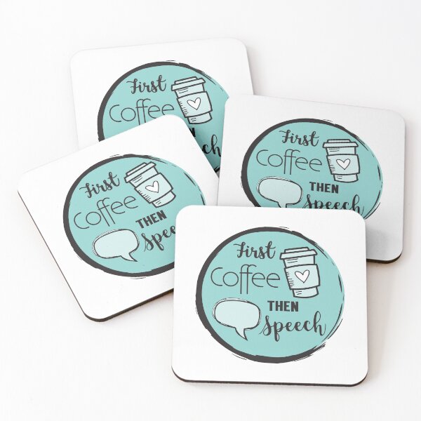 Item preview, First Coffee, Then Speech designed and sold by emilydyer315.