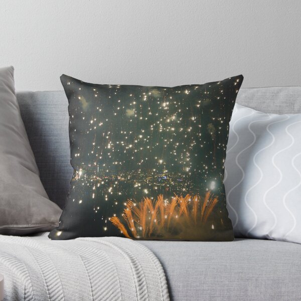 4th of July in Seattle Throw Pillow