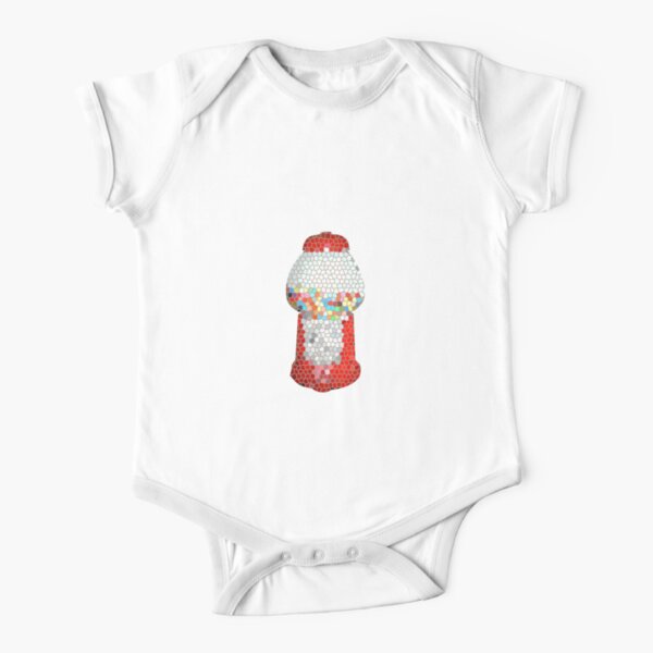 candy fragments Short Sleeve Baby One-Piece