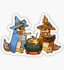 Leopard Geckos: Blue and Queenie Sticker