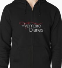 The Vampire Diaries Logo Zipped Hoodie