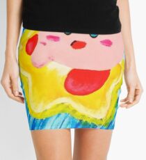 Pink star boy Mini Skirt