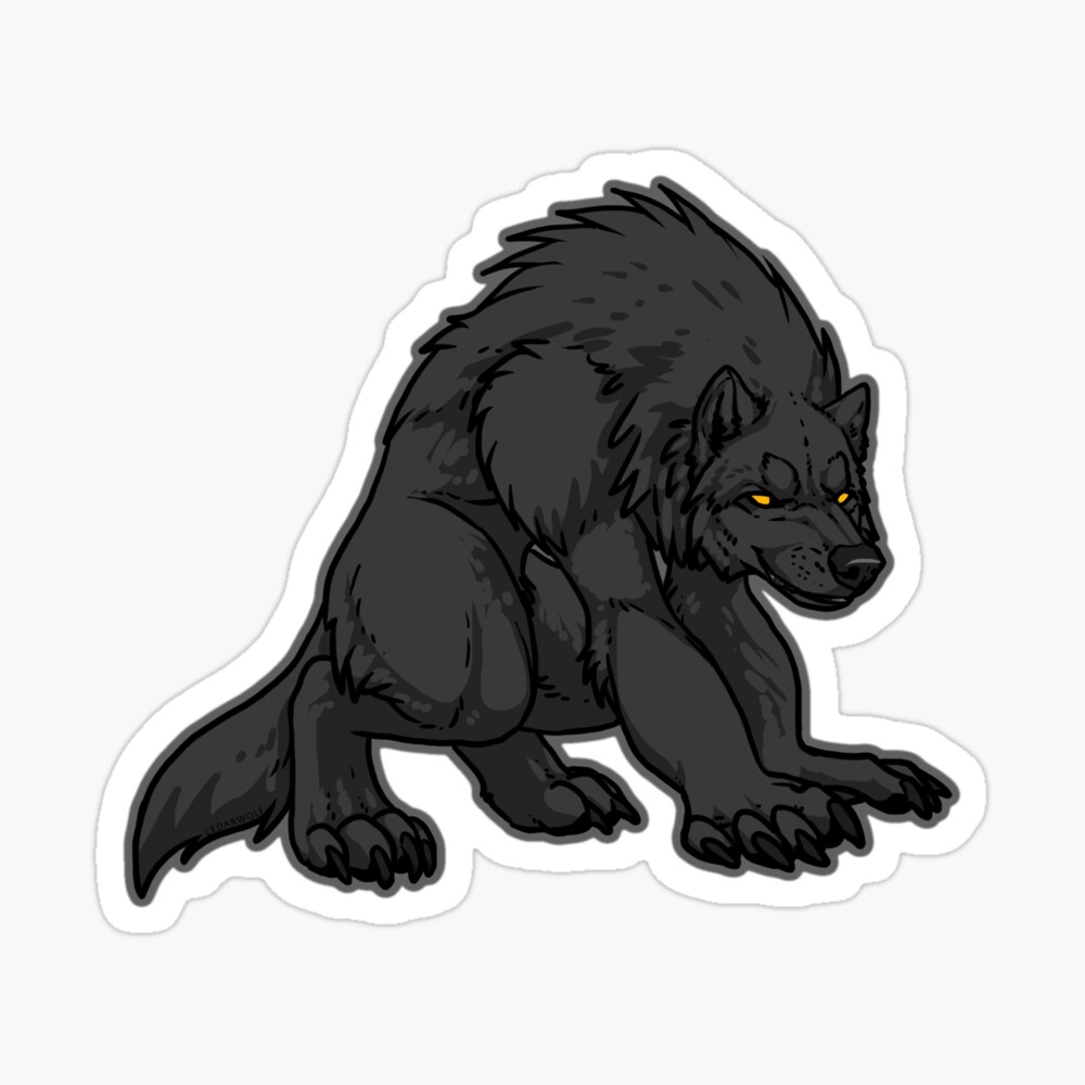Celtic Werewolf Gothic Werewolf Print Werewolf Print Witchy Celtic Print Giclee Werewolf