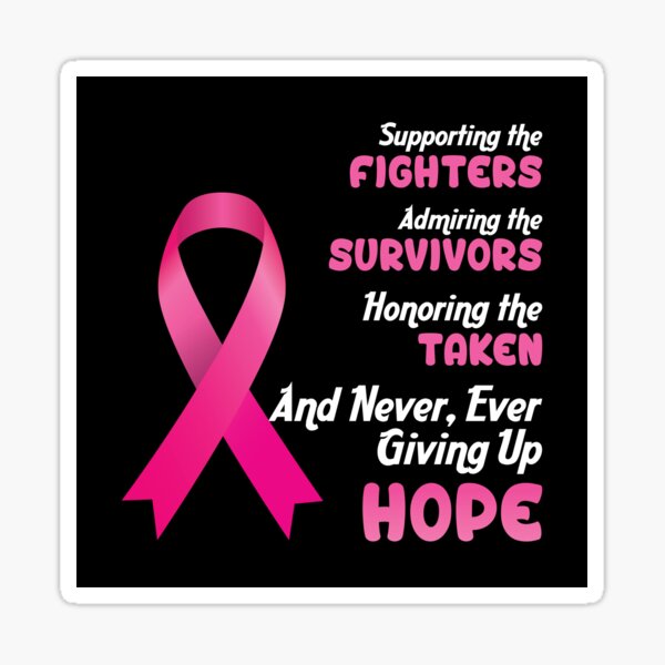 Breast Cancer Patient Gift Laptop Stickers Cancer Awareness Gifts Chemotherapy Vinyl Decal Fuck Cancer Cancer Survivor Sticker