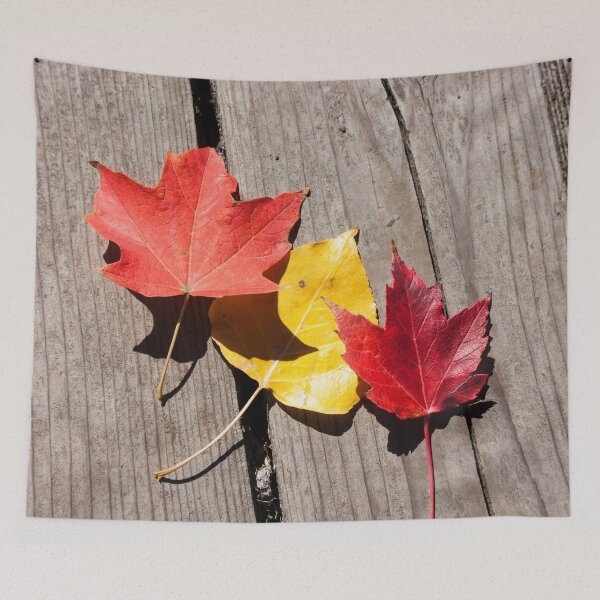 Item preview, Three Leaves Photography Print designed and sold by griffingphoto.
