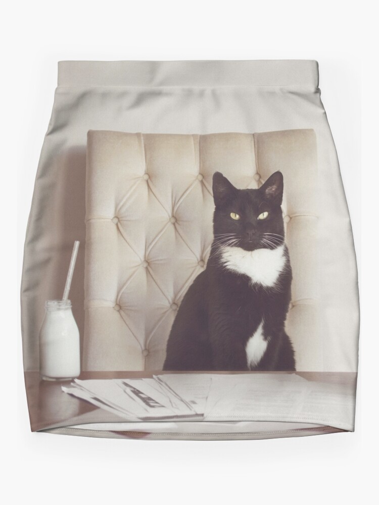 Discover Corporate Cat Mini Skirt