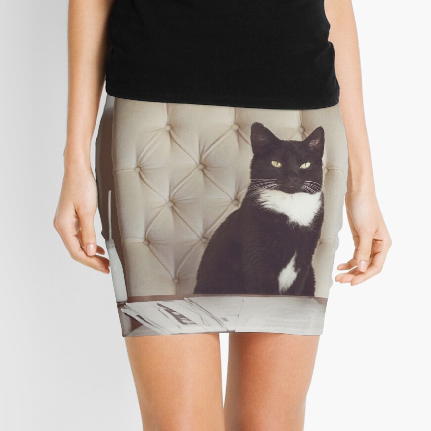 Discover Corporate Cat Mini Skirt
