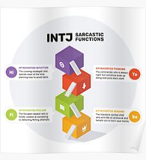 INTJ Sarcastic Functions Poster