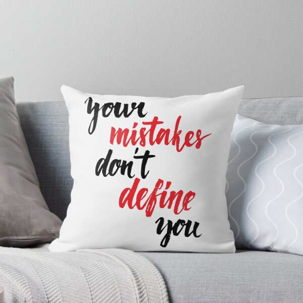 Item preview, Your Mistakes Don't Define You  Startup Inspirational Quote  designed and sold by ProjectX23.