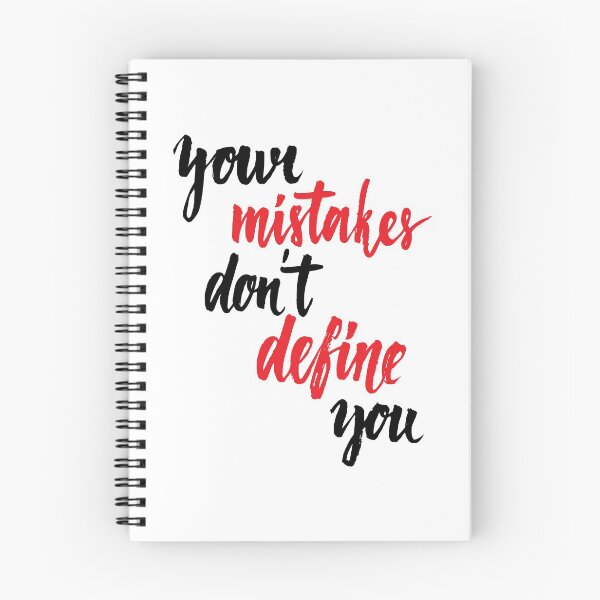 Item preview, Your Mistakes Don't Define You  Startup Inspirational Quote  designed and sold by ProjectX23.