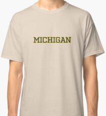 Michigan Athletic Letters Classic T-Shirt