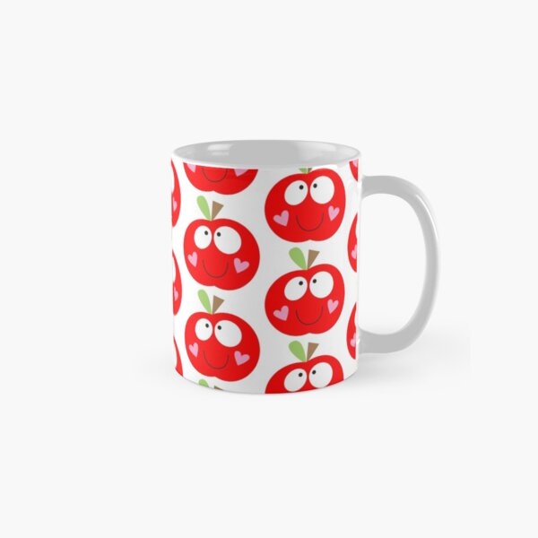 Happy Apple Red Classic Mug