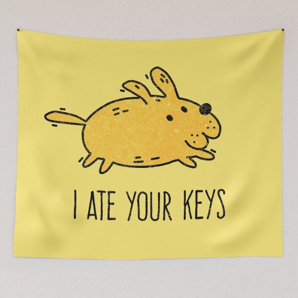 Item preview, Funny dog ​​"I ate your keys" designed and sold by RAWWR.