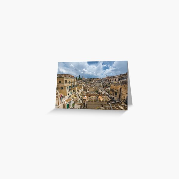 Matera, The Most Spectacular City in Italy Greeting Card