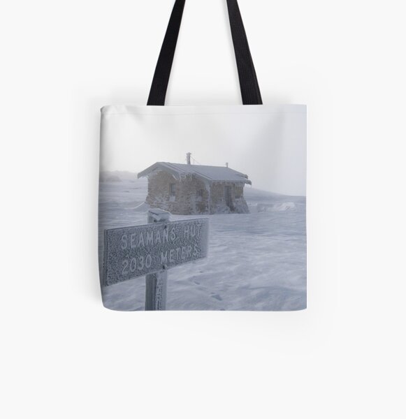 Seamans Hut All Over Print Tote Bag