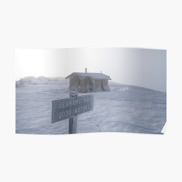 Seamans Hut Poster