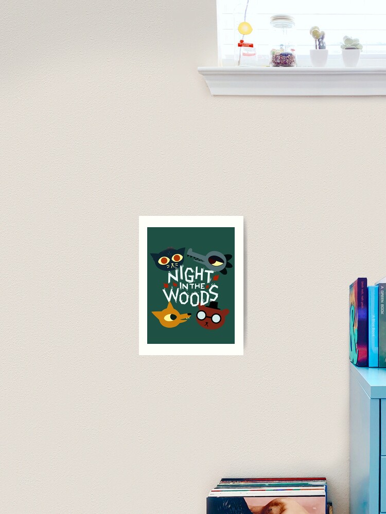 Night In The Woods All Characters Art Print By Drlurking Redbubble