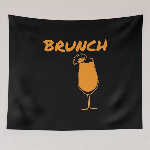 Aperçu de l'œuvre Dimanche Pour Brunch Filles Cocktail Mimosas créée et vendue par Bronby.
