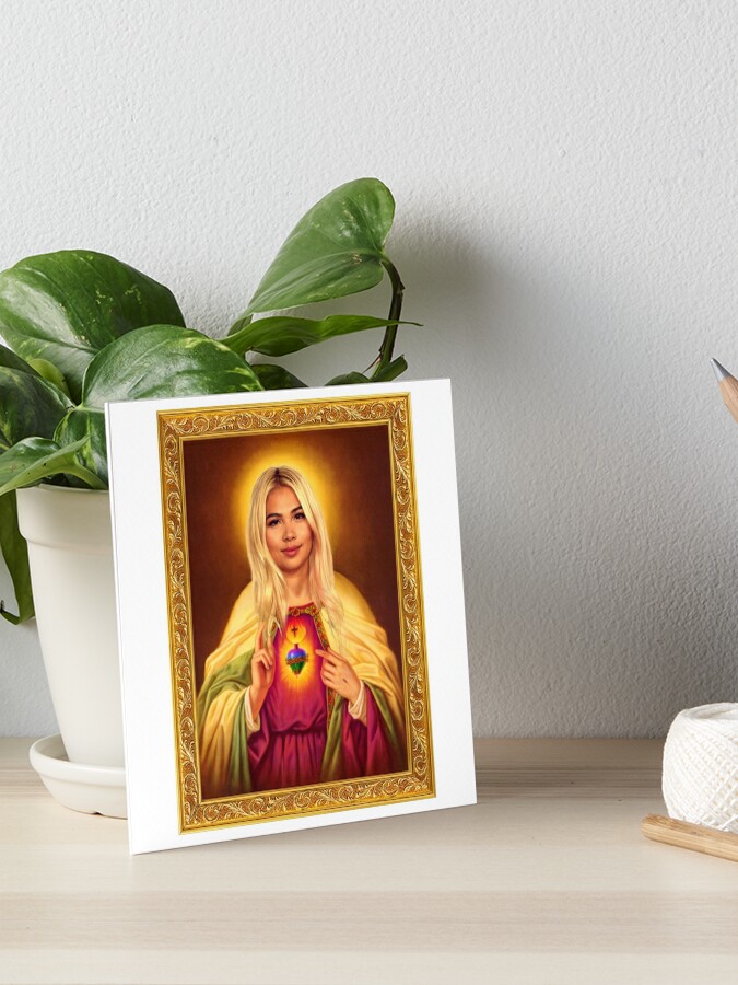 Hayley Kiyoko Lesbian Jesus Art Board Print By Hypetype Redbubble - hayley kiyoko roblox